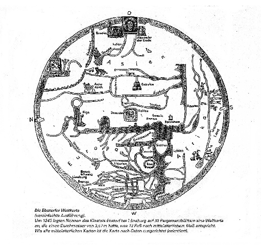 Ebstorfer Weltkarte Erklarung